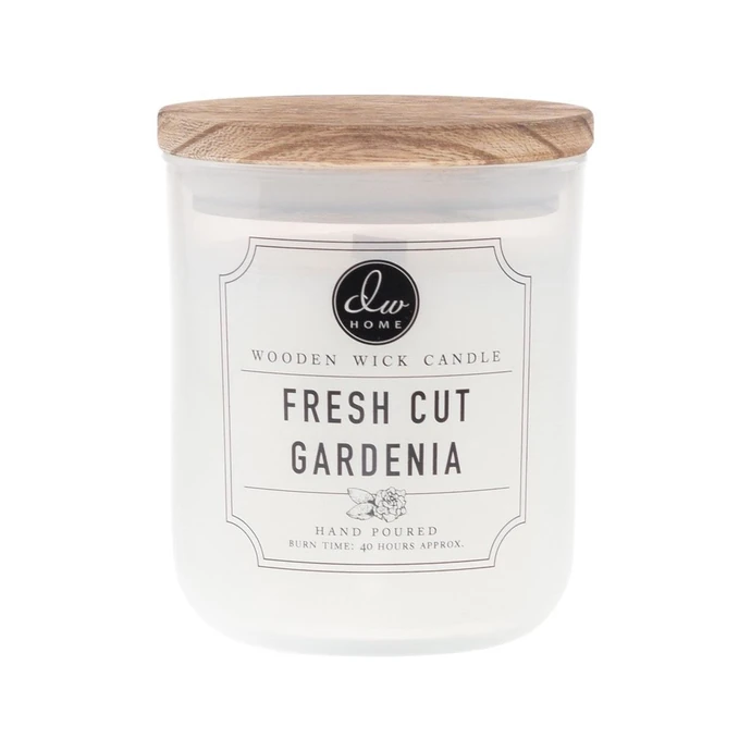 dw HOME / Vonná svíčka s dřevěným knotem Fresh Cut Gardenia 326 g