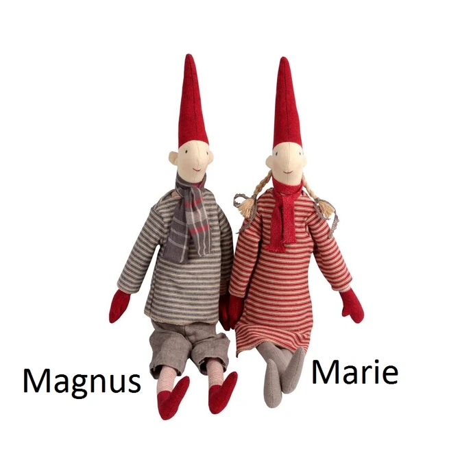 Maileg / Škriatok Pixie Marie & Magnus - medium 50cm