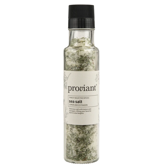 Proviant / Mořská sůl s citronem a estragonem v mlýnku 300 g