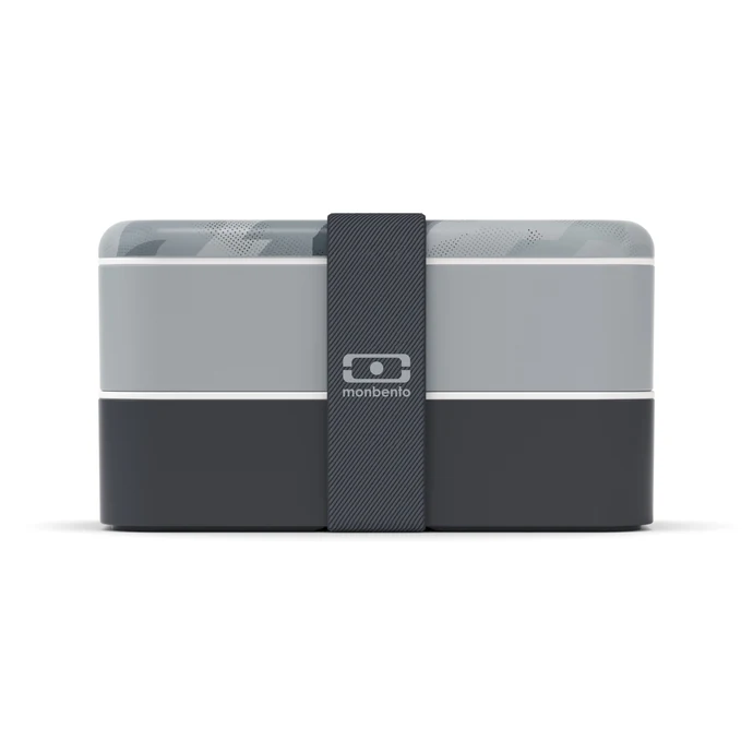 monbento / Svačinový box Monbento Original Graphic Grey 1 l