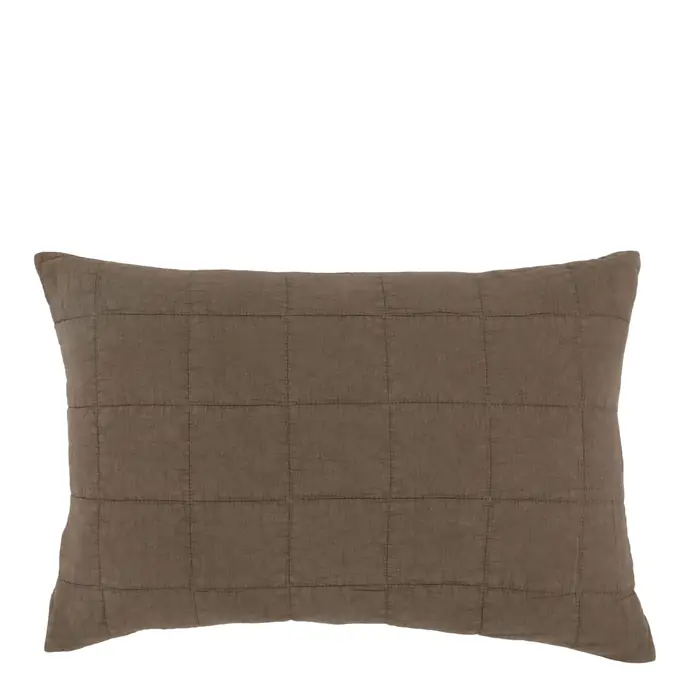 Chic Antique / Prošívaný povlak na polštář Walnut 40 x 60 cm
