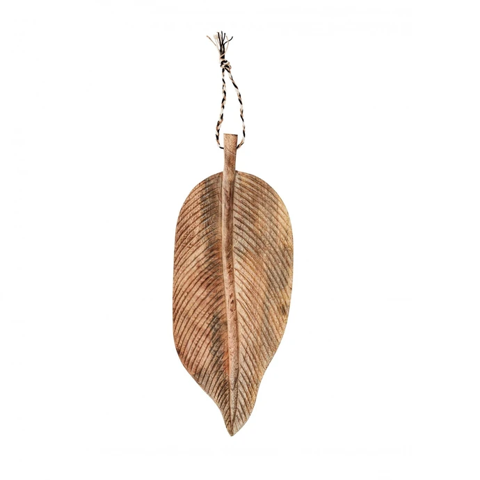 MADAM STOLTZ / Servírovací lopárik Mango Wood Leaf