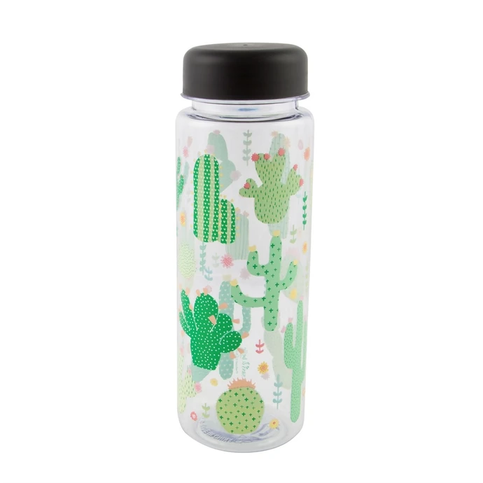 sass & belle / Plastová fľaša na vodu Cactus 450 ml