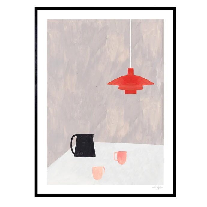 THE POSTER CLUB / Autorský plakát Orange Pendant by Ana Frois 50 x 70 cm