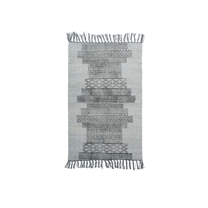 House Doctor / Bavlněný kobereček Karma Grey 60x90 cm