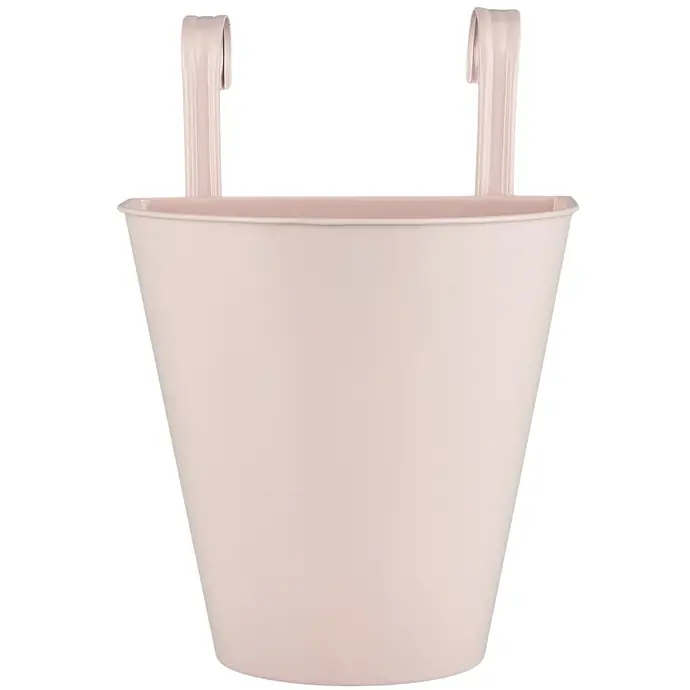 Ib Laursen / Závesný zinkový obal na kvetináč Light Pink