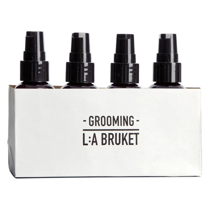 L:A BRUKET / Cestovní kosmetický mini set pro muže - 4 ks