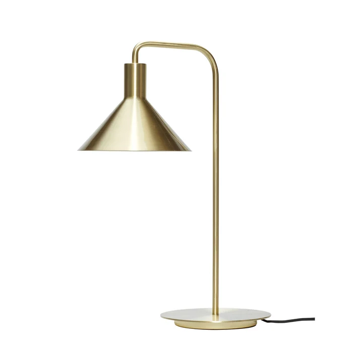 Hübsch / Kovová stolná lampa Brass