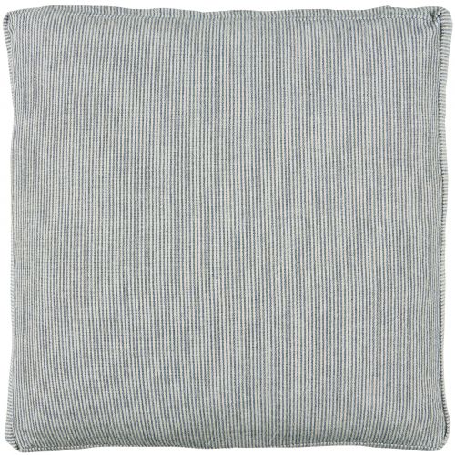 IB LAURSEN / Bavlněný povlak na sedák Blue Stripes 45x45 cm
