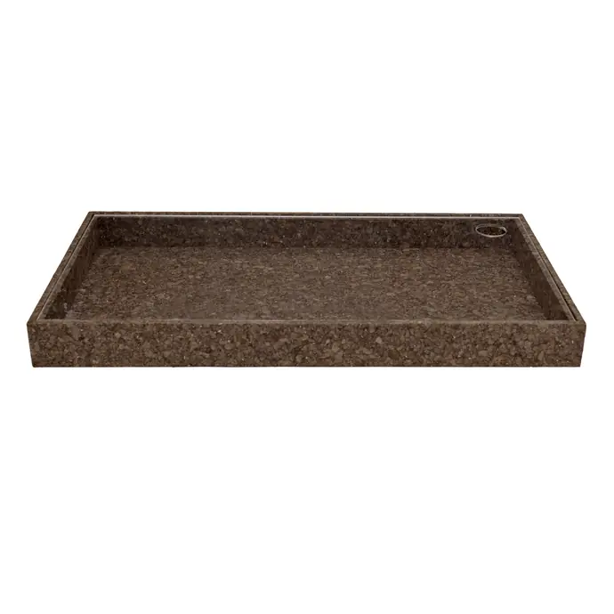 Bloomingville / Úložný box s plexi vekom Dark Cork - väčší