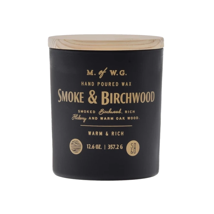 Makers of Wax Goods / Vonná sviečka Smoke & Birchwood - 357g