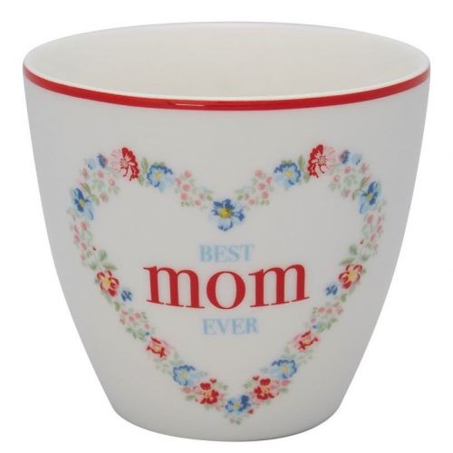 GREEN GATE / Porcelánový latte cup Mom