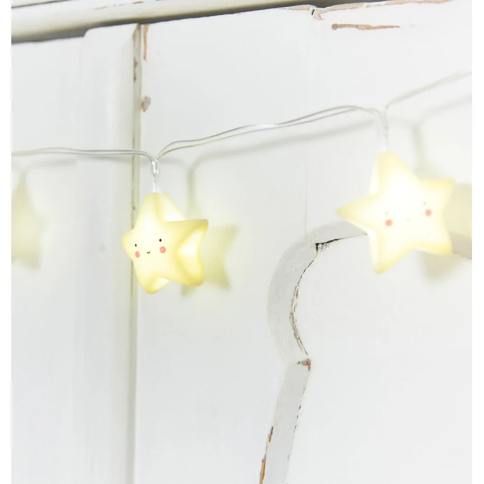 A Little Lovely Company / Detská svetelná reťaz Stars Yellow