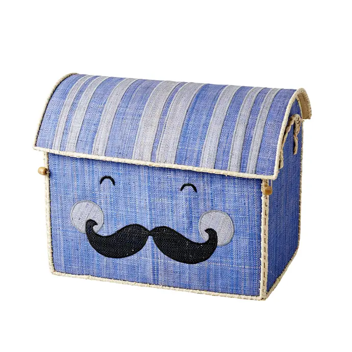 rice / Dětský úložný box Smiling Moustache