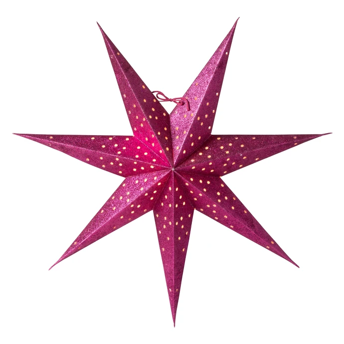 Watt & Veke / Závěsná svítící hvězda Donna Cerise 60 cm