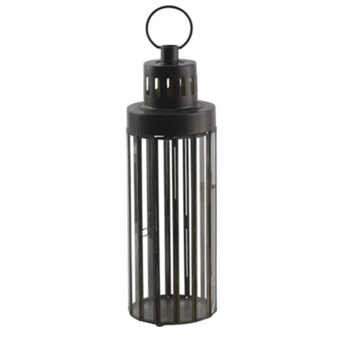 Chic Antique / Kovový lampáš Lantern Pillar 35 cm