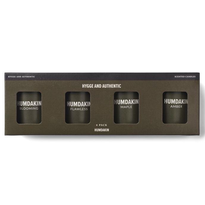 Humdakin / Vonné svíčky ve skle Hygge and Authentic - set 4 ks