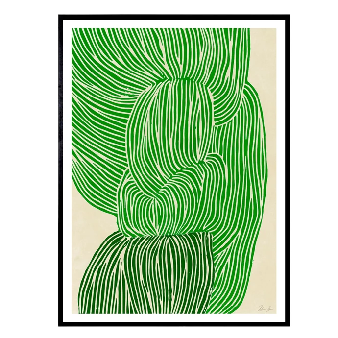 THE POSTER CLUB / Autorský plagát Green Ocean by Rebecca Hein 50 x 70 cm
