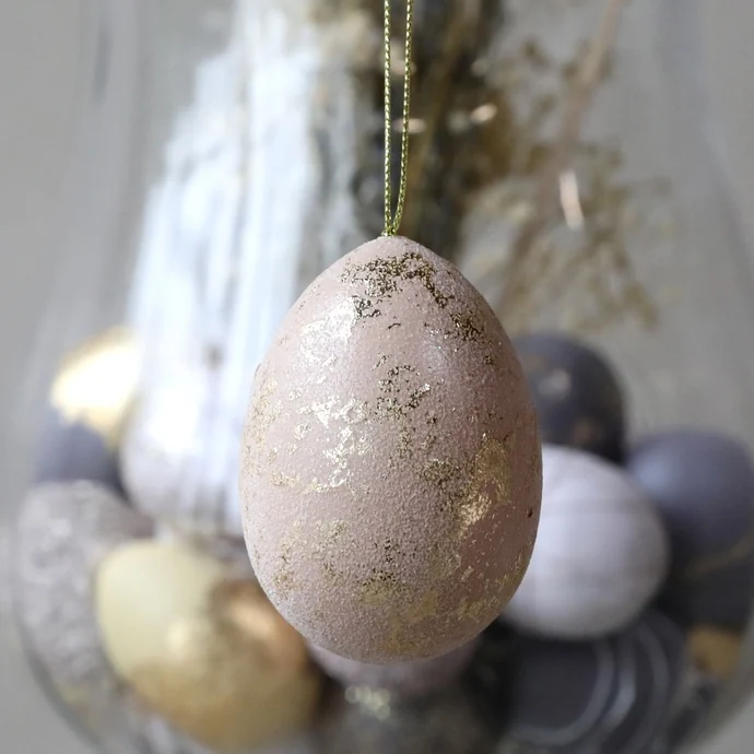 Chic Antique / Velikonoční vajíčko Golden Pattern