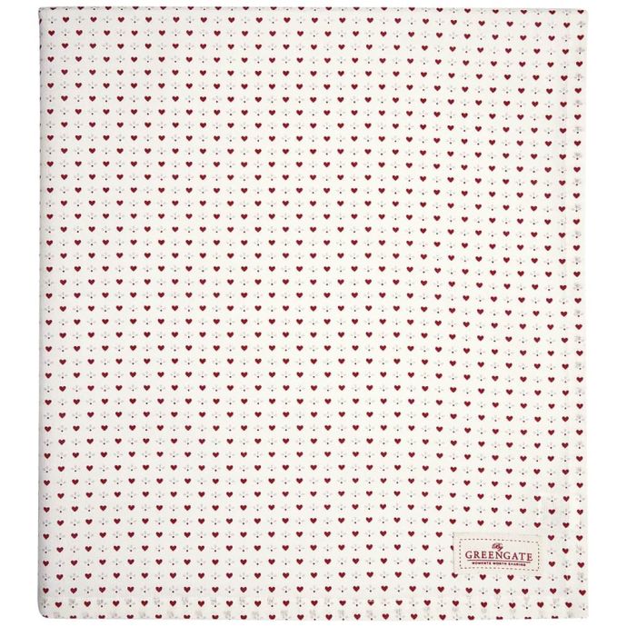GREEN GATE / Bavlnený obrus Layla Petit White 150 x 150 cm