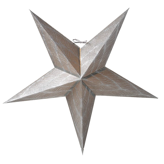 Watt & Veke / Závěsná svítící hvězda Anis Silver 66 cm