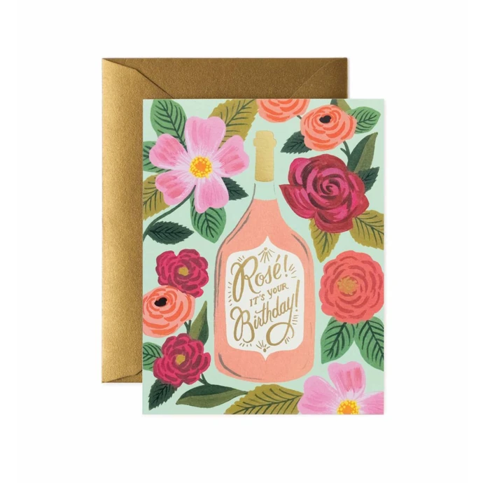 Rifle Paper Co. / Přání s obálkou Rosé It's Your Birthday