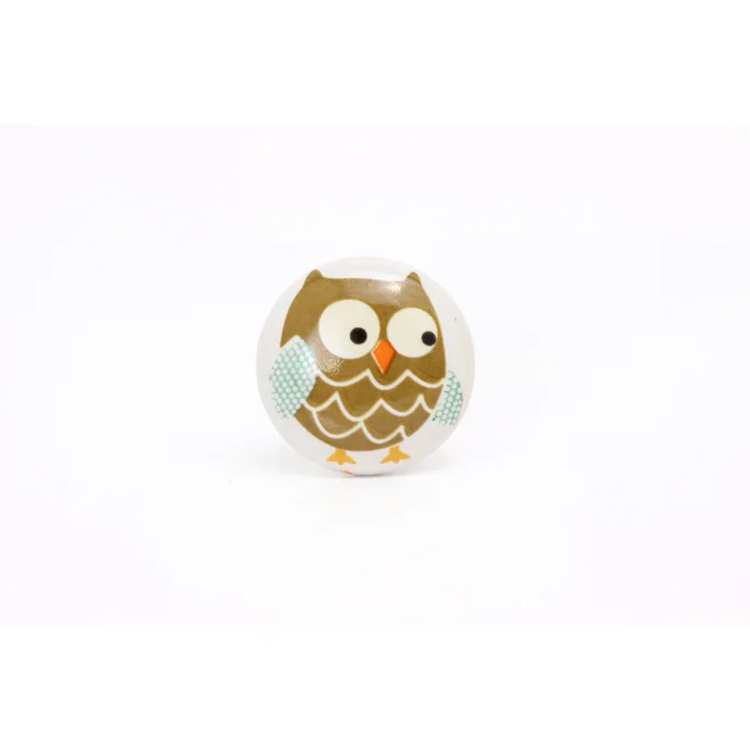 La finesse / Porcelánová úchytka Owl