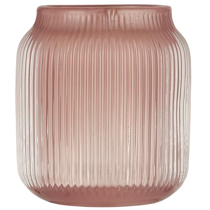 IB LAURSEN / Skleněný svícen na čajovou svíčku Pink 8cm