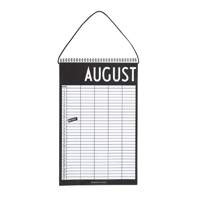 DESIGN LETTERS / Měsíční kalendář/plánovač Monthly Planner