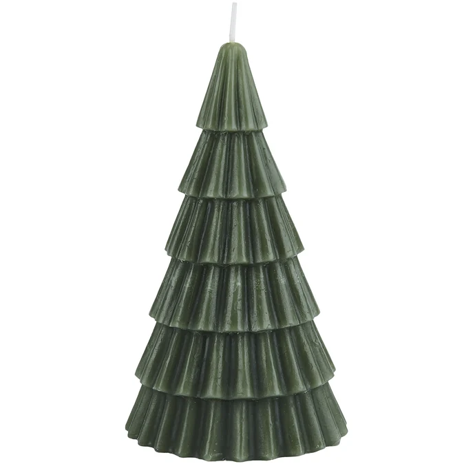 IB LAURSEN / Vysoká sviečka Christmas Tree Green