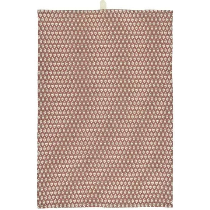 Ib Laursen / Bavlněná utěrka Faded Rose Pattern 50×70 cm