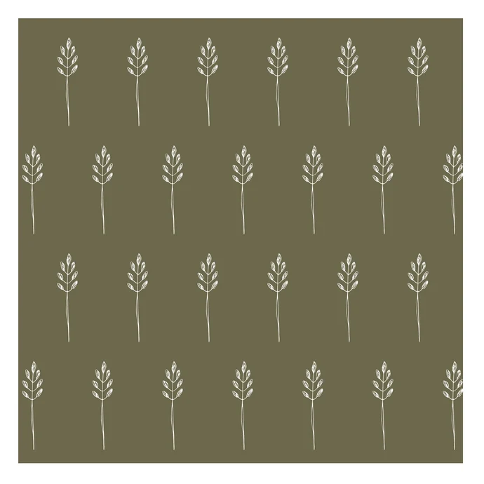Ib Laursen / Papierové obrúsky Wild Wheat Autumn green - 20 ks
