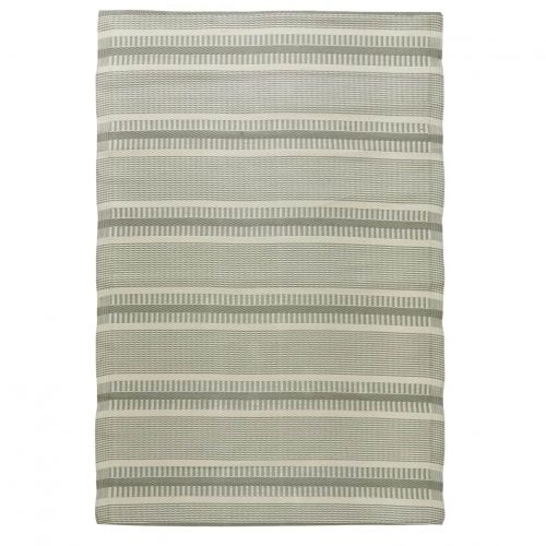IB LAURSEN / Venkovní koberec Striped Dusty Green 120x180