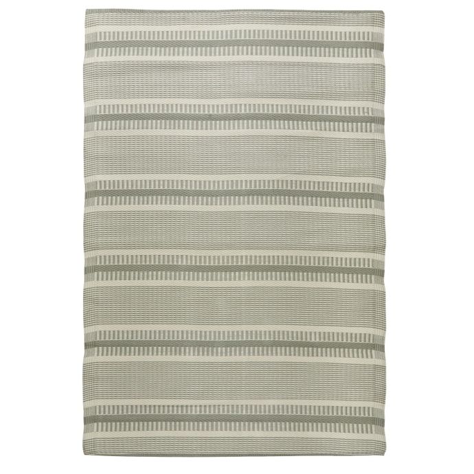 IB LAURSEN / Venkovní koberec Striped Dusty Green 120x180