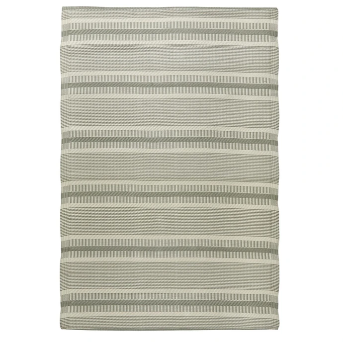 IB LAURSEN / Vonkajší koberec Striped Dusty Green 120x180 cm