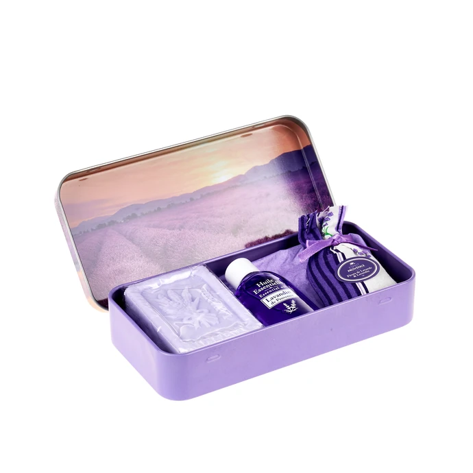 ESPRIT PROVENCE / Darčekový set v krabičke - mydlo a esenciálny olej Lavande 2