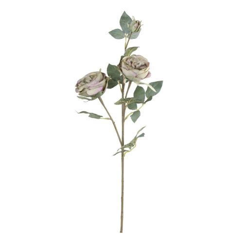 Chic Antique / Dekoratívna umelá ruža Rose Dusty Green