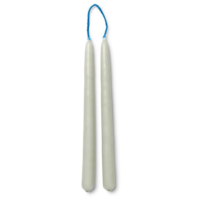ferm LIVING / Svíčka Dipped Candles Sage - set 8 ks