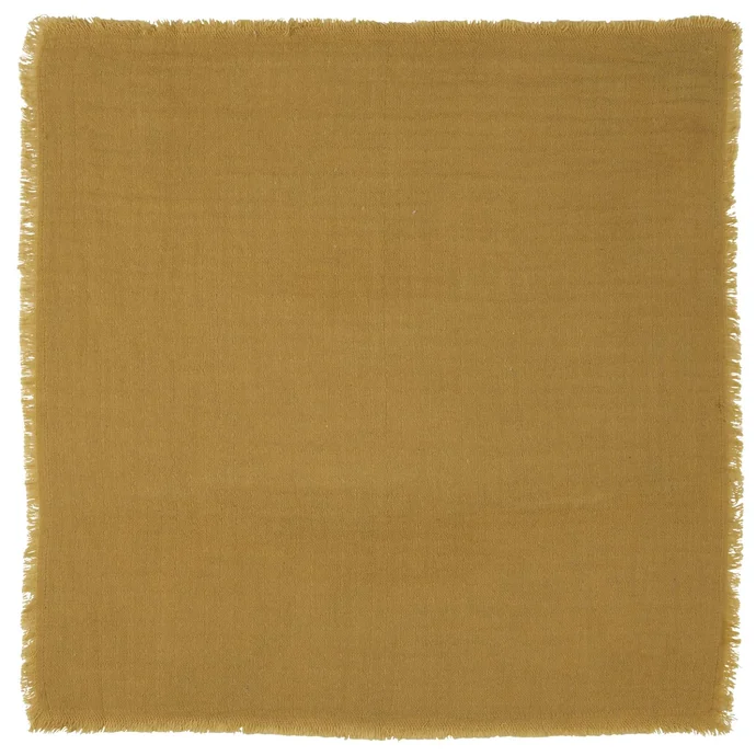 IB LAURSEN / Bavlnený obrúsok Double Weaving Sahara 40 x 40 cm