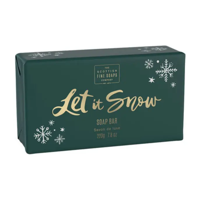 SCOTTISH FINE SOAPS / Vánoční tuhé mýdlo Let it Snow 220g