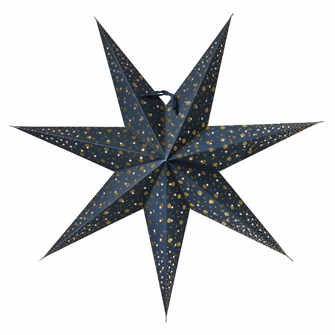 Watt & Veke / Závěsná svítící hvězda Isadora Blue 60 cm