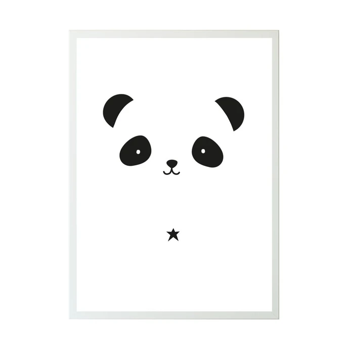 A Little Lovely Company / Plagát Panda 50x70cm