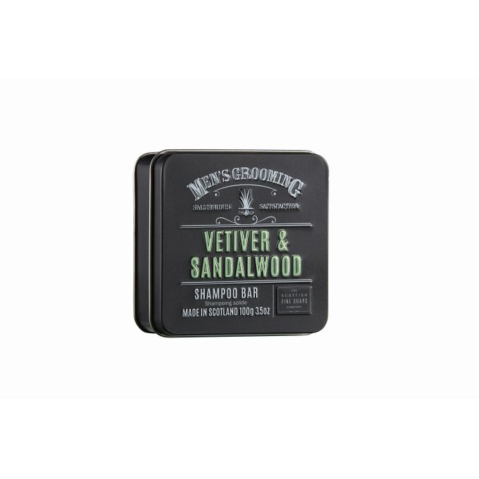 SCOTTISH FINE SOAPS / Pánský tuhý šampon Vetiver a santalové dřevo 100g