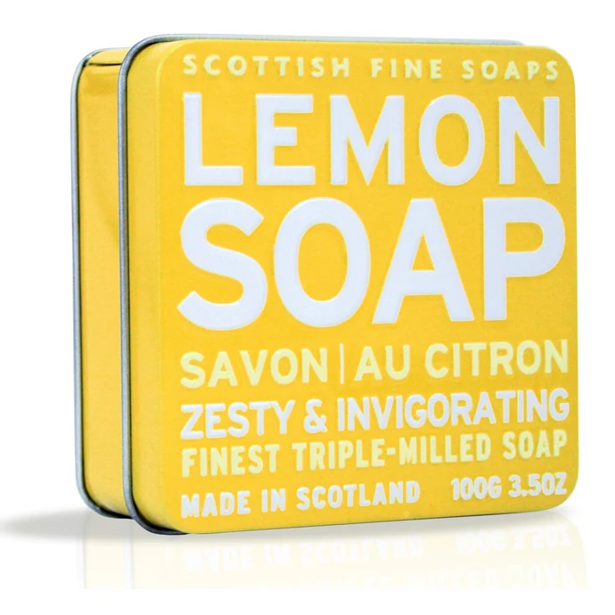 SCOTTISH FINE SOAPS / Darčekové mydlo v plechovke - citrón