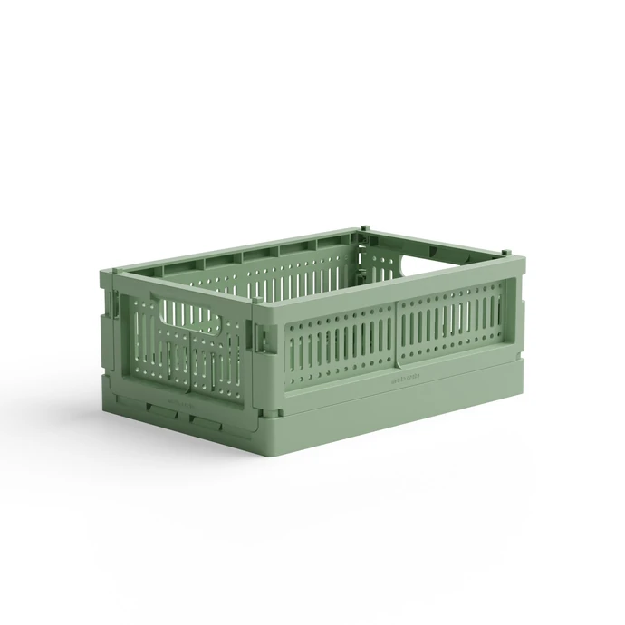 Made Crate / Skladacia prepravka Green Bean Green - mini