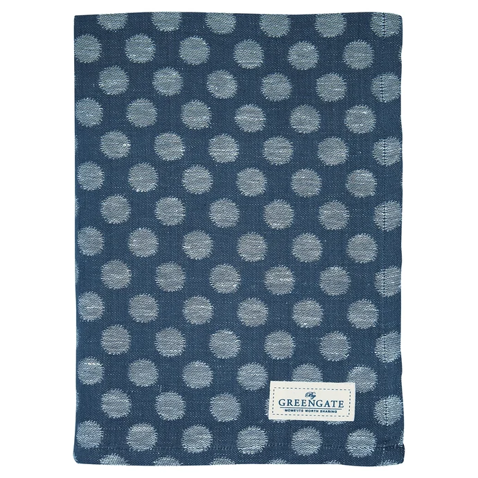 GREEN GATE / Bavlněná utěrka Jacquard Savannah Blue