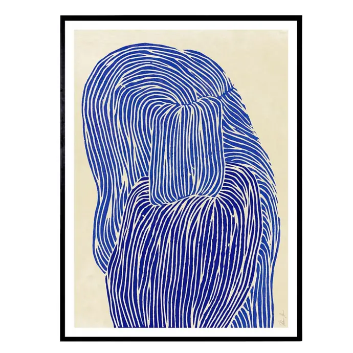 THE POSTER CLUB / Autorský plagát Deep Blue by Rebecca Hein 50 x 70 cm