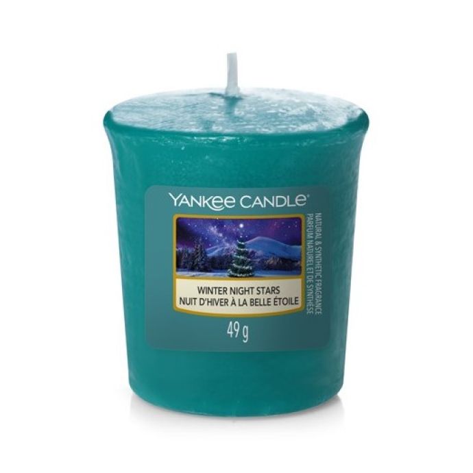 Yankee Candle / Votívna sviečka Yankee Candle - Winter Night Stars