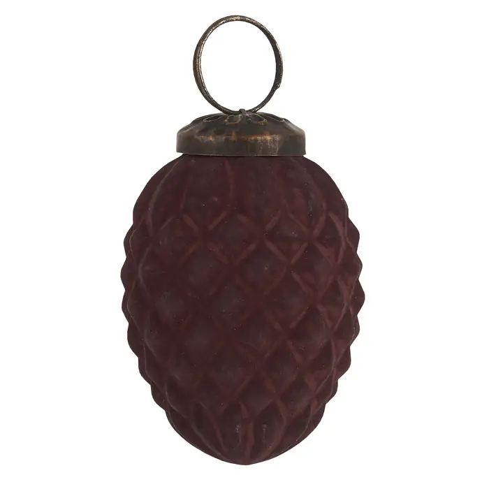 Ib Laursen / Vánoční baňka Cone Bordeaux