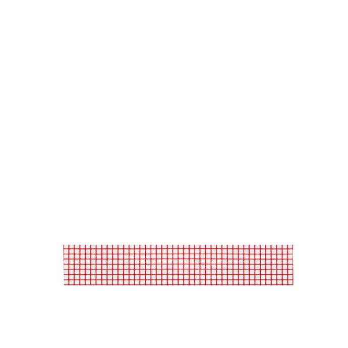 MADAM STOLTZ / Dizajnová samolepiaca páska Squared white/red